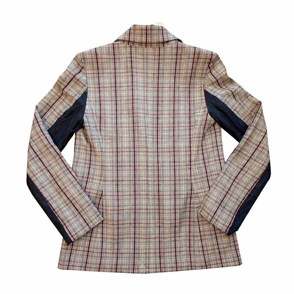 Current Air Anthropologie Plaid Blazer Jacket Women’s Small NWT Double Breasted - Picture 3 of 5